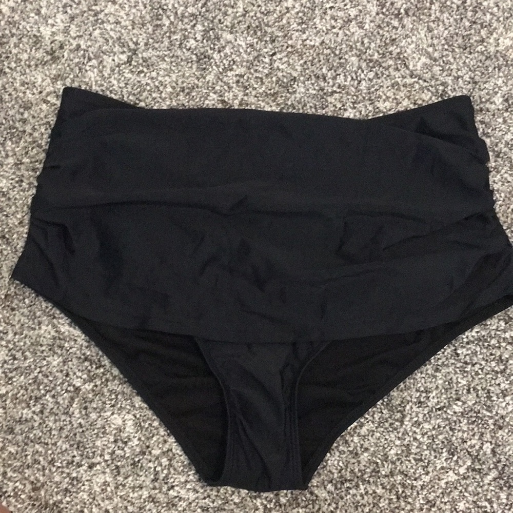 Tournesol Black Swim Bottoms